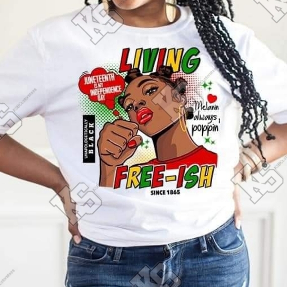 Living‎ Free Ish Tee - Picture 1 of 3